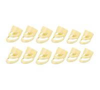 12 Pieces Thumb Finger Pick Multi Color Adjustable Finger Guitar Pick Hollow Guitar Plectrum for Acoustic Picks Grip
