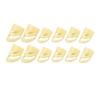 12 Pieces Thumb Finger Pick Multi Color Adjustable Finger Guitar Pick Hollow Guitar Plectrum for Acoustic Picks for