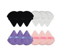 12 Pieces Triangle Powder Wedge Shape for Loose Powder Under Eyes Corners A, Set A