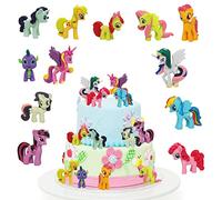 12 Pieces Unicorn Cake Decoration Mini Figure Set, Unicorn Birthday Cake Decorations, Birthday Cake Decorations, Cake Unicorn Decorations, Children's Cartoon Cake Decorations