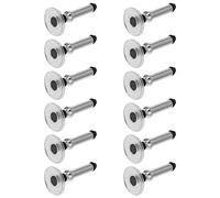 12 Pieces Universal Replacement Disc Tip Stylus Pen Tips Round Transparent Disc Tip for Touch Screen Tablet Phone Stylus Pen Disc Tips