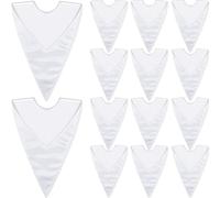 12 Pieces V Shape Choir Stole Unisex Adult Plain Reversible Graduation Stole for Choir Members Graduation Party, White, One size