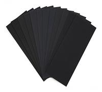 12 Pieces Wet and Dry Sandpaper, Assortment 600 800 1000 1200 1500 2000 High Grit Sandpaper, 22.86x9.14cm Fine Abrasive Paper Assortment, Ideal for Automotive Car Furniture Polishing