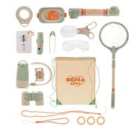 12 Pieces with Flashlight Compass Backpack Educational Toys Magnifying Glass