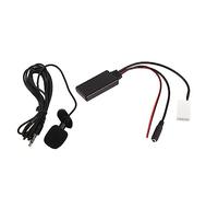 12 Pin Bluetooth Aux Audio Cable Adapter with Microphone for RD4 Car Radio Fit for Citroen C2 C3 C4 C5 C6 C8 and 207 307 307SW 307CC 308 407 407SW 607 807 1007 4007, Audio (With microphone)