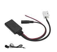 12-Pin Bluetooth AUX-IN Adapter Compact with Microphone for Handsfree Calling Fit for RCD210 RCD300 RCD310 Durable ABS Material