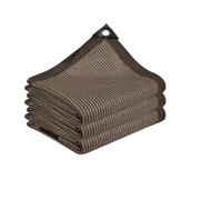 12 Pin Greenhouse Shade Net UV Resistant Sunshade Cloth for Outdoor Gardens Pools Balconies 2x6m Privacy Cover (Coffee Color)