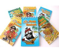 12 Pirate Mini Spiral Notebooks for Children's Birthday Party Loot Bags