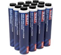 12 Pk 400G Screw-Type Ep2 Lithium Grease Cartridge - M33 X 2.5mm Thread - Gun