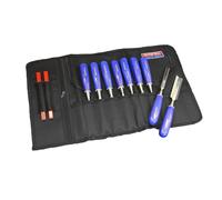 12 Pocket Hand Garden Tools Chisel Roll Storage Holder Bag Faithfull FAICR12