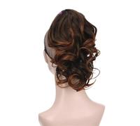 12" Ponytail Extension,Long Curly Clip in Claw Hair Extensions,Natural Looking Synthetic Hairpiece for Women Hair Extension for Daily Use(P1B/27)