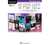 Hal Leonard – 12 Pop Hits – Instrumental Play-Along: Tenor Saxophone – Book/Online Audio