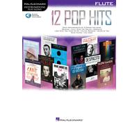 12 Pop Hits Flute Book and Audio Online Hal Leonard