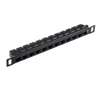 12 Port Network Patch Panel 12-Port Integrated Fixed Cable Management Patch