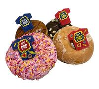 12 pre-Cut Edible Father`s Day Super Hero Decorations - Great for Cakes and savoury Items - Show Dad You Love him - by CDA Wafer 201-980