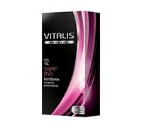 12 Premium Condoms Vitalis Super Thin - Extra thin Condoms for more feeling