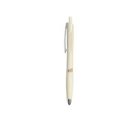 12-Press the Soft Sheath Gel Pen with Two Beads to Smooth the Student Signature Pen-Yogurt Yellow-0.5mm.