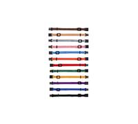 (12, Primary) Trixie Nylon Puppy Adjustable Collars (6 or 12 pack)