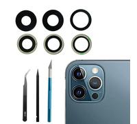 12 Pro Max Rear Camera Lens Replacement for iPhone 12 Pro Max(6.7 Inch) Back Camera Glass Lens Replacement with Repair Tool Kit, Anti-Lens Scratch