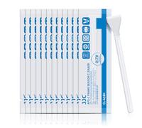 12 Professional APS-C Camera Sensor Cleaning Wands, Width of 16mm, Wrapped in Microfibre Cloth for Effective Cleaning and Vacuum Packed to Protect Your Camera Or Any Devices