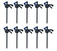 12" Quick Release Ratchet Rapid Bar Speed Clamp Holder Grip Spreader Fastener 10pk