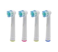 12×Replacement Brush Heads Compatible with Oral-B Electric Toothbrush Fit Advance Power/Pro Health/Triumph/3D Excel/Vitality Precision Clean(4 Pcs)