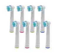12×Replacement Brush Heads Compatible with Oral-B Electric Toothbrush Fit Advance Power/Pro Health/Triumph/3D Excel/Vitality Precision Clean(8 Pcs)