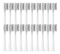12 Replacement Heads, Compatible with Oclean Flow/X/X PRO/ Z1/ F1/ One/Air 2/SE Brush Heads, Soft Toothbrush Vacuum Cleaner Bristles (20pcs White-Gray, One Size)