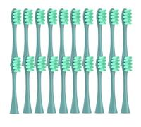 12 Replacement Heads, Compatible with Oclean Flow/X/X PRO/ Z1/ F1/ One/Air 2/SE Brush Heads, Soft Toothbrush Vacuum Cleaner Bristles (20pcs Green, One Size)