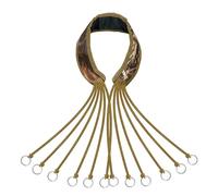 12-Ring Duck Lanyard Carrier Polyester Velvet Hunting Accessory for Bird Pigeon Crow Pheasant Squirrel Rabbit