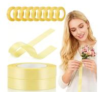 12 Rolls Floral Tape for DIY Flowers: 1/2" Self-Sealing Tape, 20 Yards per Roll for Eternal Roses, Bouquets, Stem Wrapping & Crafts (Coffee)