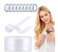 12 Rolls Floral Tape for DIY Flowers: 1/2" Self-Sealing Tape, 20 Yards per Roll for Eternal Roses, Bouquets, Stem Wrapping & Crafts (Coffee)