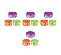 12 Rolls Halloween Ribbon Spider Web Print Wired Edge Gift Wrap