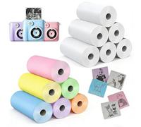12 Rolls Kids Camera Paper Roll Refill，Instant Print Camera for Kids Refill Print Paper, Thermal Print Paper Rolls Photo Print HD Printing for Most Kids Instant Camera BPA and BPS Free