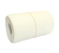 12 Rolls of 10CM X 4.5M QUALICARE PRO EAB Elastic Adhesive Bandage Athletic Sports Rugby Lifting Football Ankle Knee Elbow Wrist Muscle Joint Support Tape STRAPING White