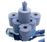 12 Rolls of Highly Absorbent 2ply Embossed Home Kitchen Restaurant Centrefeed Paper Towels