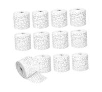 12 Rolls Plaster Gauze for Arts and Crafts, 5x270cm Cloth Strips, Easy-to-Use Sculpting & Modeling Material