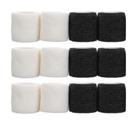 12 Rolls Self-adhesive Fitness Band 5cm X 4.5m Non-woven White | Roll Format, Comfortable Disposable Portable Lightweight Wrap, for Tattoo Artists in Sports Fitness Use