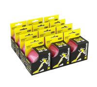12 Rolls SPORTTAPE Kinesiology Tape, 5cm x 5m, Pink - Waterproof & Hypoallergenic Kinetic Physio Tape for Muscle Injury Recovery, Sports Strapping, Knee Pain, Joint Support & Blisters - Bulk Pack