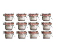 12 Round Clip Top Storage Jar Kilner Glass Preserve Jar Jam 125ML