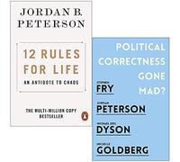 12 Rules for Life An Antidote to Chaos & Political Correctness Gone Mad By Jordan B. Peterson 2 Books Collection Set