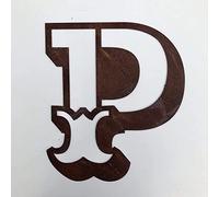 12" Rusty Metal Letters A-Z 0-9 Carnival Font, Personalised Decorations Home Garden Signs Gifts Rustic Presents Home Bar Decor Signage Accessories Wall Fence Inside or Outside (P)