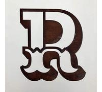 12" Rusty Metal Letters A-Z 0-9 Carnival Font, Personalised Decorations Home Garden Signs Gifts Rustic Presents Home Bar Decor Signage Accessories Wall Fence Inside or Outside (R)