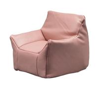 :12 Scale Miniature Dollhouse Sofa, Realistic PU Leather Kids Toy Couch with Backrest, Mini Furniture for Dollhouse Model Gift Furnishings- Pink