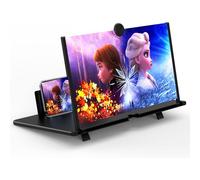 12" Screen Magnifier for Cell Phone - 3D HD Magnifying Projector Screen Enlarger Expanders for Movies, Videos and Gaming