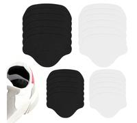 12 self-adhesivos para a repair y protection interior de Talón de Zapatos, y Blanco, Cómodo y Discreto en Dos Tamaños para Hombre y Mujer