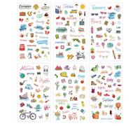 12 Set Holiday Seasonal Sticker Sheets 310 Unique Stickers Vintage Themed Journal Festive Craft Sticker Gift for Planner Lovers, Journals, Scrapbooks & Crafts