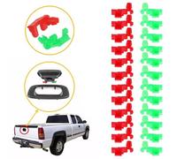 12 Set Tailgate Handle Rod Clips LH 12 set Plastic Tailgate installation will not hurt the car designed for long lasting use with proper durability and consistent
