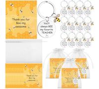 12 Set Teacher Appreciation Gifts Inspirational Keychains Thank You Teacher Gift Cards Best Teacher Christmas Gifts for Teachers Retirement Birthday Ideas, End of The Year Gift Teaching Assistant
