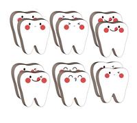12 Set Tooth-Shaped Sticky Notes 2.36 x 3.07 inch Tooth Notepad for Dentists Teeth-Themed Memo Pads Sticky Funny Office Decor for Dental Office Supplies Dental Assistant Gifts